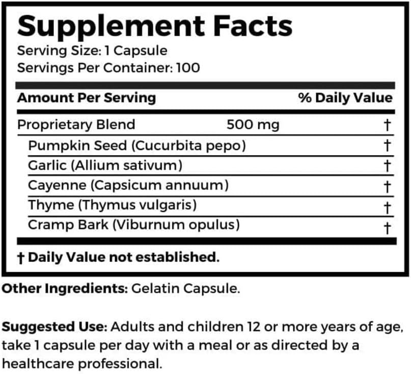 Dr. Clark Raz-Caps Supplement, 500mg, 100 Capsules