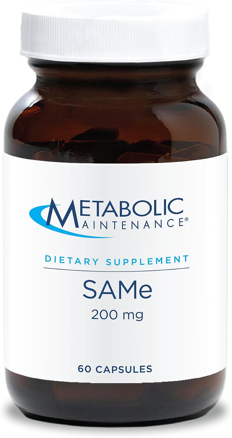 Metabolic Maintenance SAMe 200 mg – Methyl Donor – Mood, Joint & Liver Health – Acid-Resistant Capsules – 60 Servings