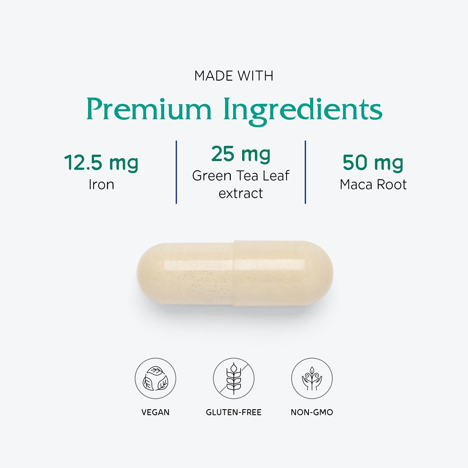 Vitanica FemTeen Symmetry, Teen Multivitamin, Vegan, 120 Capsules