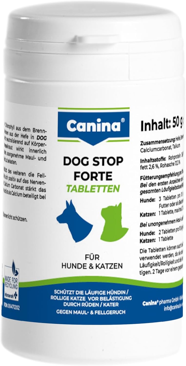 Canina Pharma Dog-Stop Forte Multivitamin Tablets for Dogs, 60 Tablets