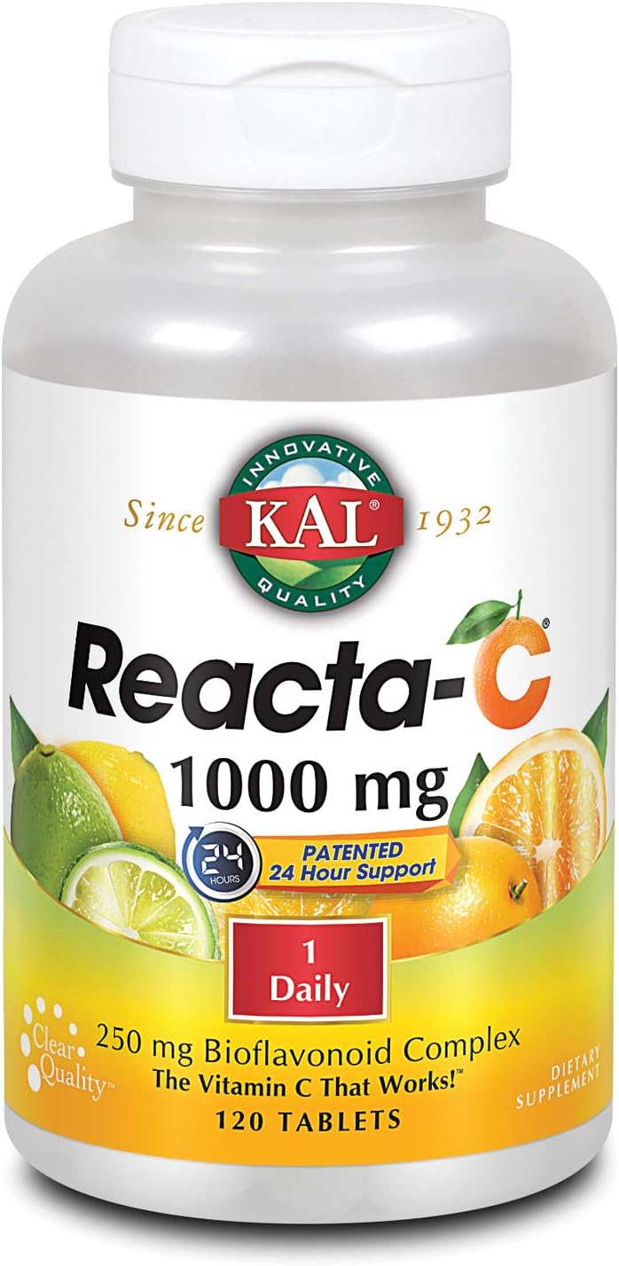 KAL Reacta-C with Bioflavonoids Tablets, 60 Count