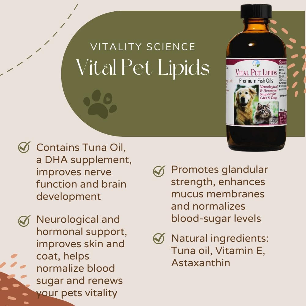 Vital Pet Lipids for Cats & Dogs 115 mL