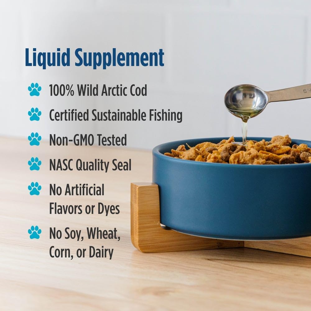Nordic Naturals Pet Cod Liver Oil, Unflavored – 8 oz