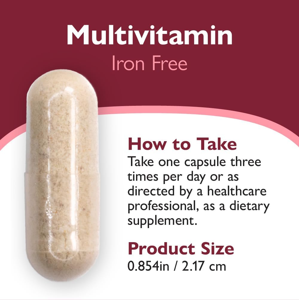 Celebrate Vitamins Bariatric Multivitamin, Iron-Free - Post Gastric Bypass and Sleeve Gastrectomy Supplement for Men and Women (90 Capsules)
