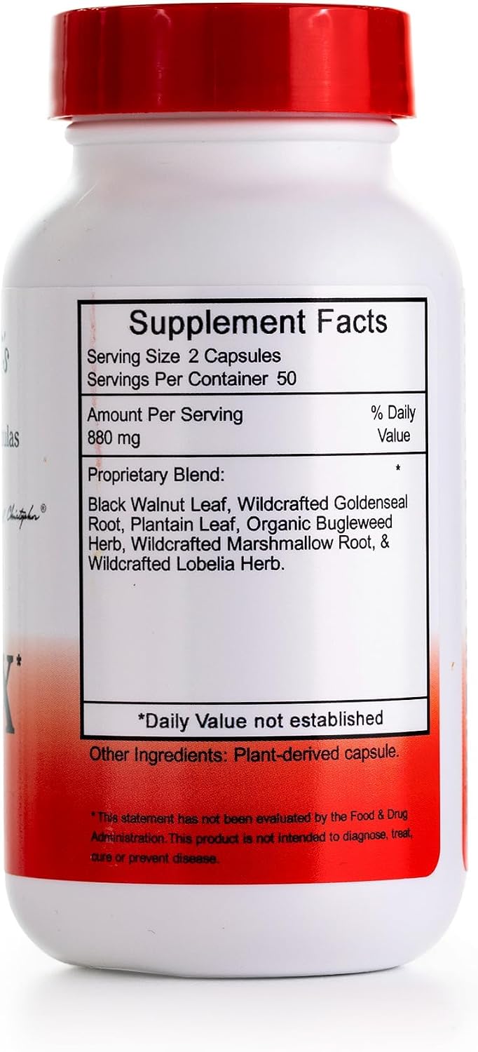 Christopher's Original Formulas X-INFX Formula, Natural Immune Support, 100 Caps