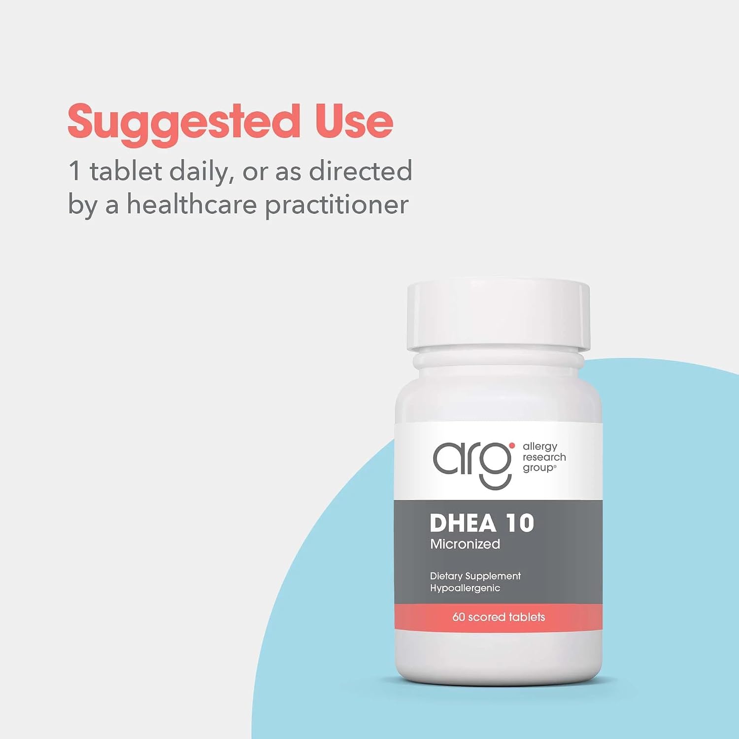 Allergy Research Group DHEA 10 – Micronized Lipid Matrix – 10 mg, 60 Capsules - görsel 3