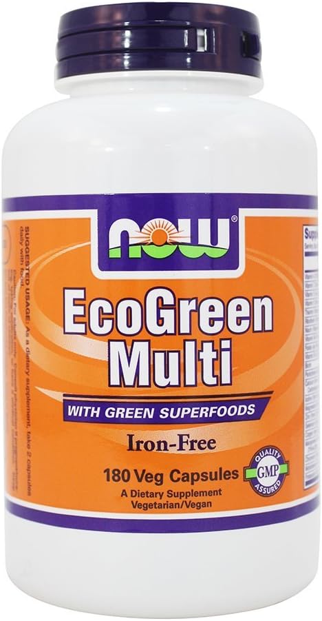Multi Vitamin Iron Free 180 VegiCaps (Pack of 2)