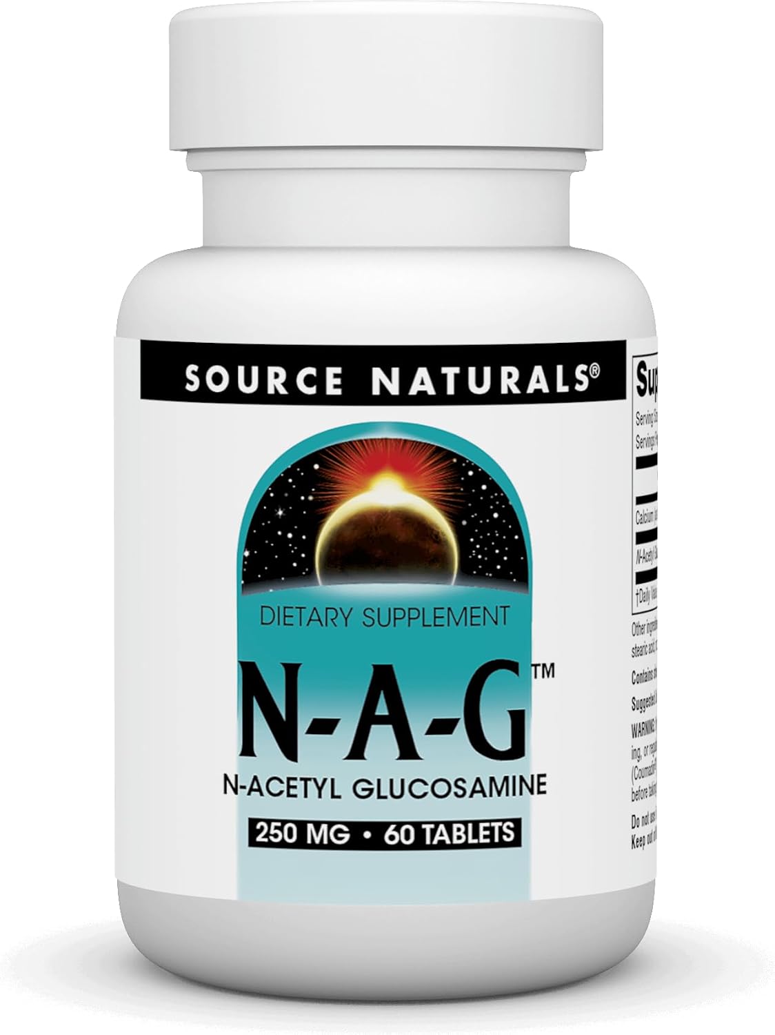 Source Naturals N-A-G 250 mg N-Acetyl Glucosamine - 120 Tablets