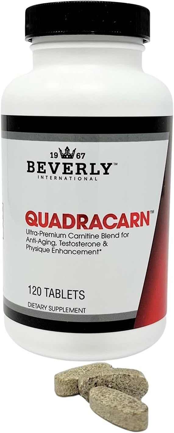 Beverly International Quadracarn 4X-Potency Carnitine Blend – 120 Tablets - görsel 1