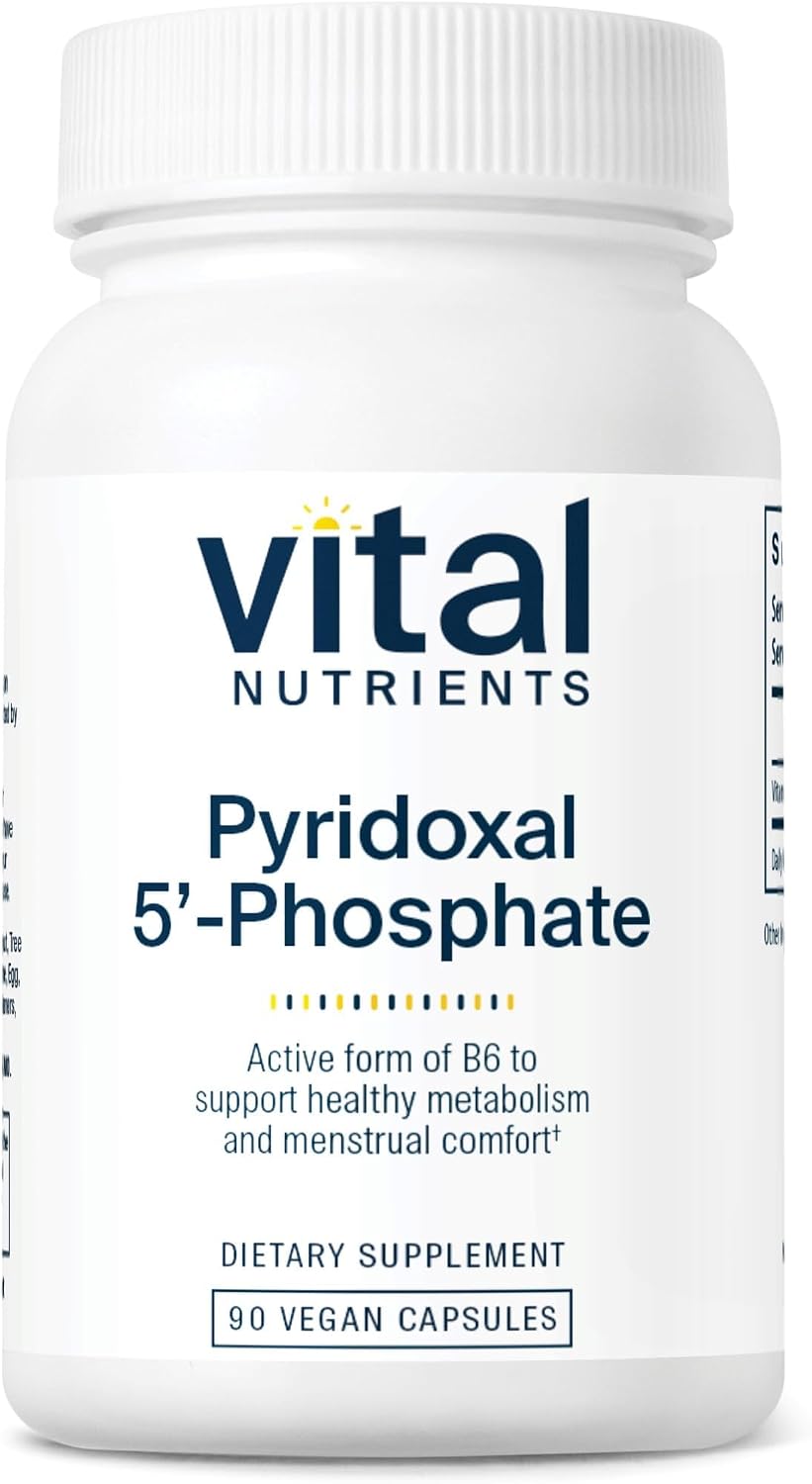 Vital Nutrients Pyridoxal-5-Phosphate - Activated Vitamin B6 - 90 Capsules
