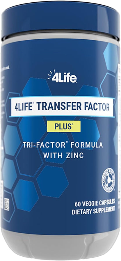 4Life Transfer Factor Plus Zinc with Mushrooms, 60 Veggie Capsules