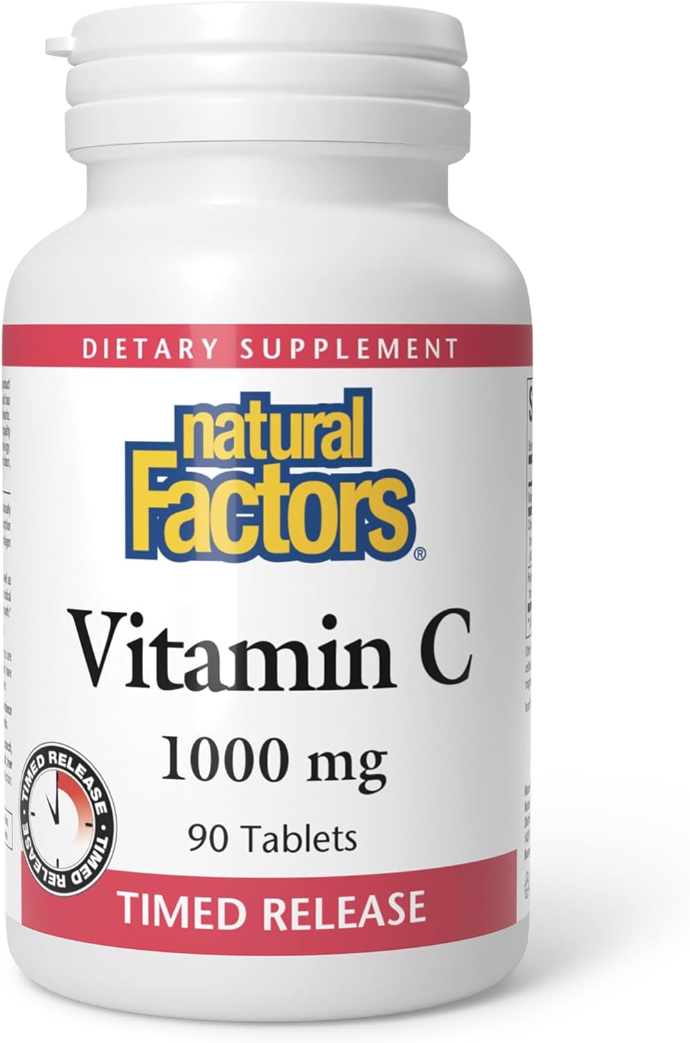 Natural Factors Vitamin C Time Release – 1000 mg, 180 Tablets