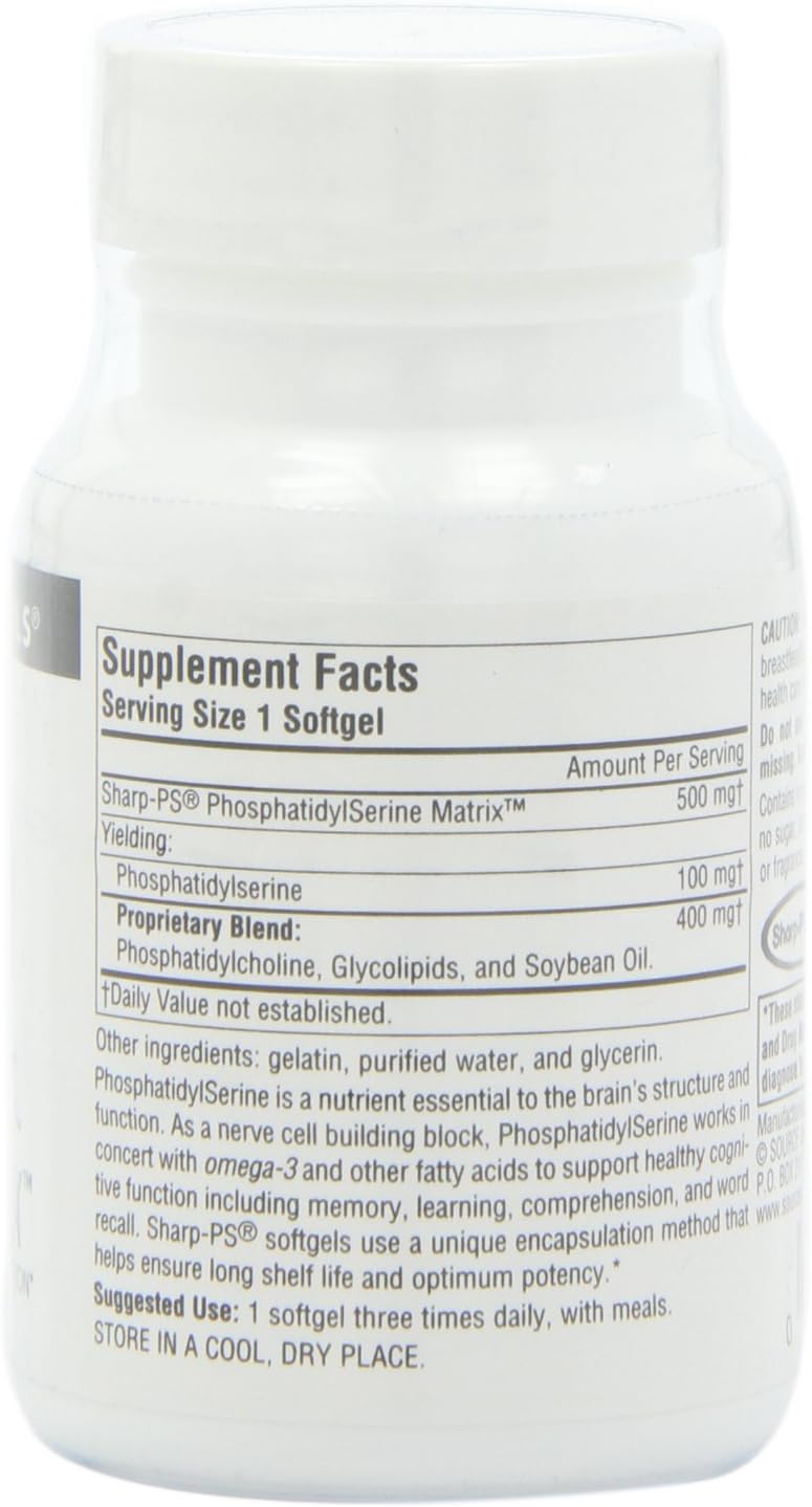 Source Naturals Phosphatidylserine Matrix 500 mg - 30 Softgels