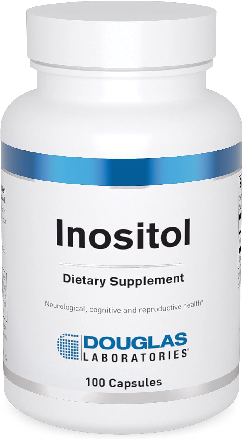 Douglas Laboratories Inositol (650 mg) | Supports Neurological Health, Behaviour Stability, and Ovarian Function | 100 Capsules