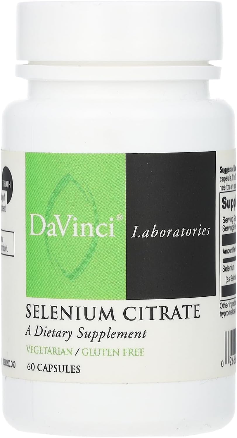 Selenium Citrate, 60 VegiCaps – DAVINCI
