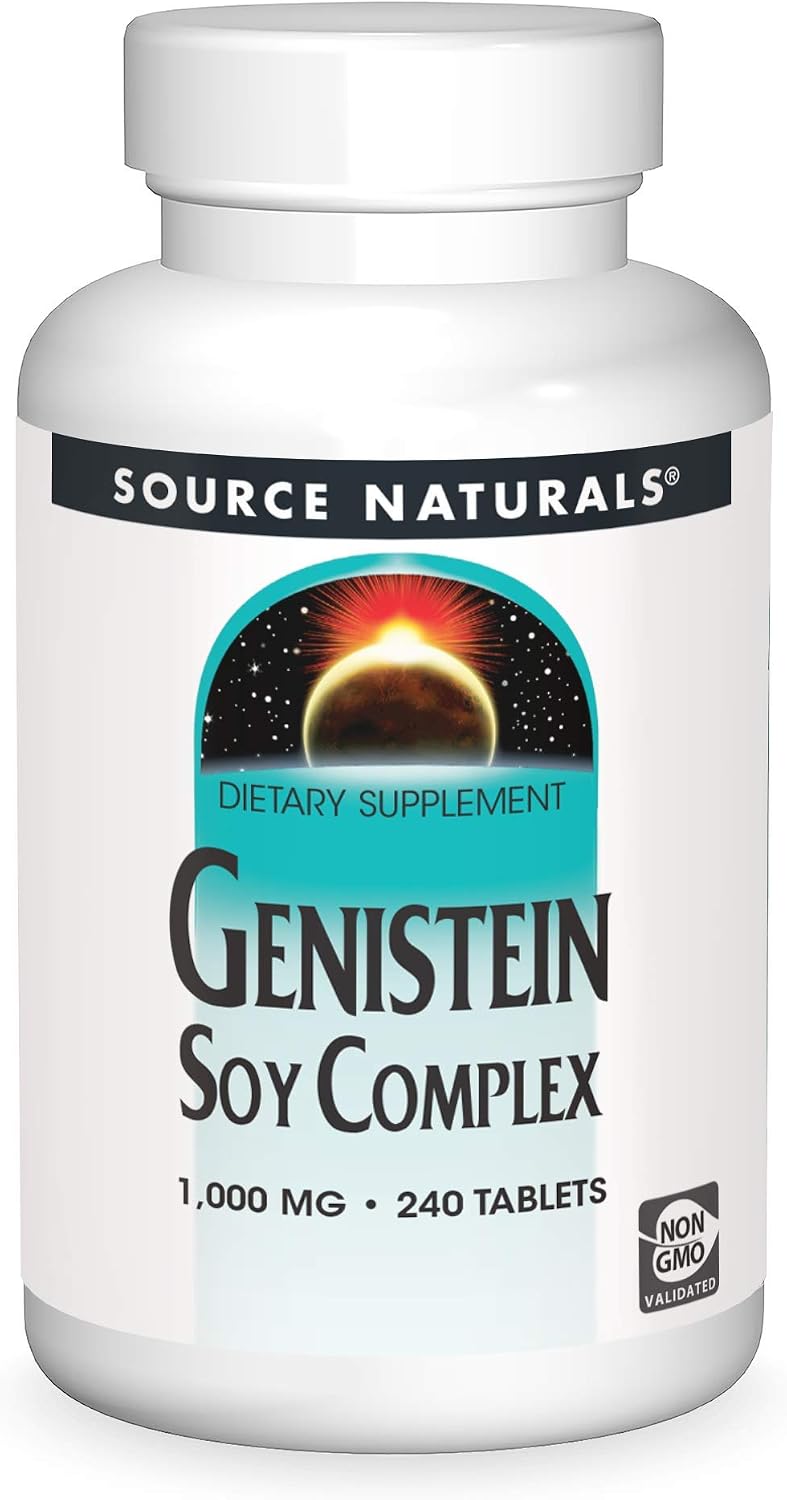 Source Naturals Genistein Soy Complex - 40 mg Soy Isoflavones, 60 Tablets