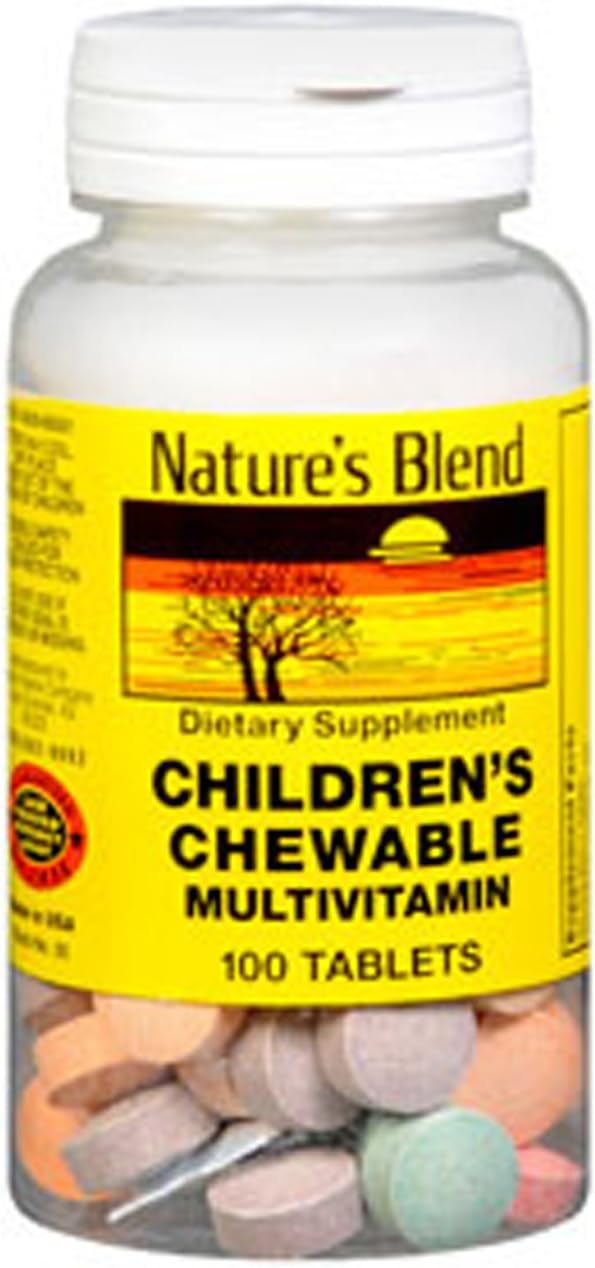 Nature's Blend Children's Chewable Multivitamin, 100 Tablets