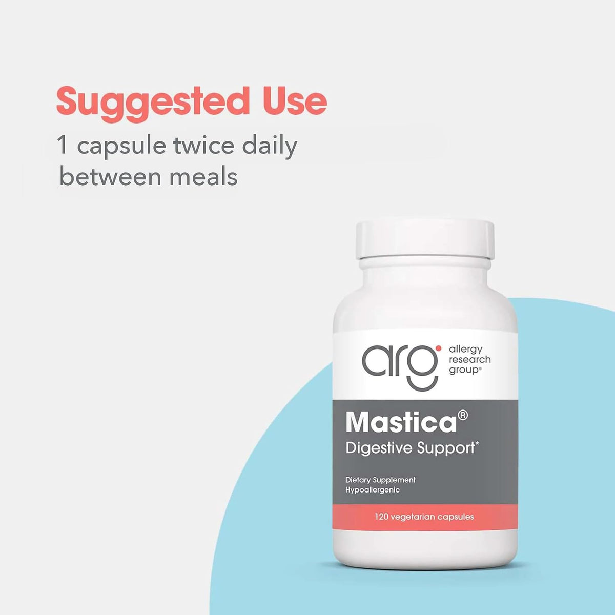 Allergy Research Group Mastica Digestive Support – 120 Capsules - görsel 4