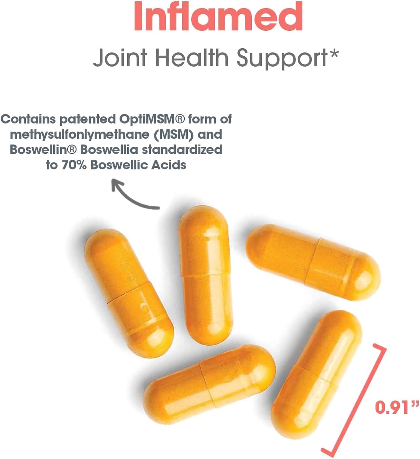 Allergy Research Group InflaMed - Connective Tissue & Joint Support Supplement - Synergistic Herbal & Enzyme Complex - 120 Capsules - görsel 6
