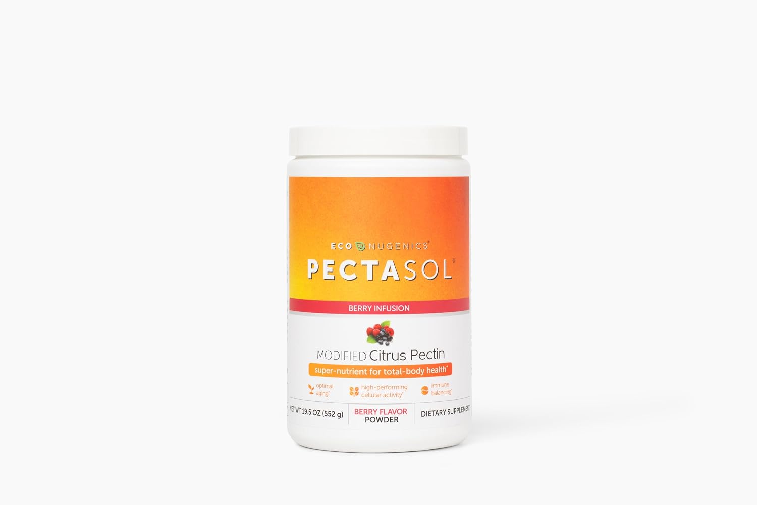 PectaSol Modified Citrus Pectin – Berry Powder, 551 g