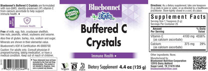 Bluebonnet Nutrition Buffered C Crystals, 125 g Powder