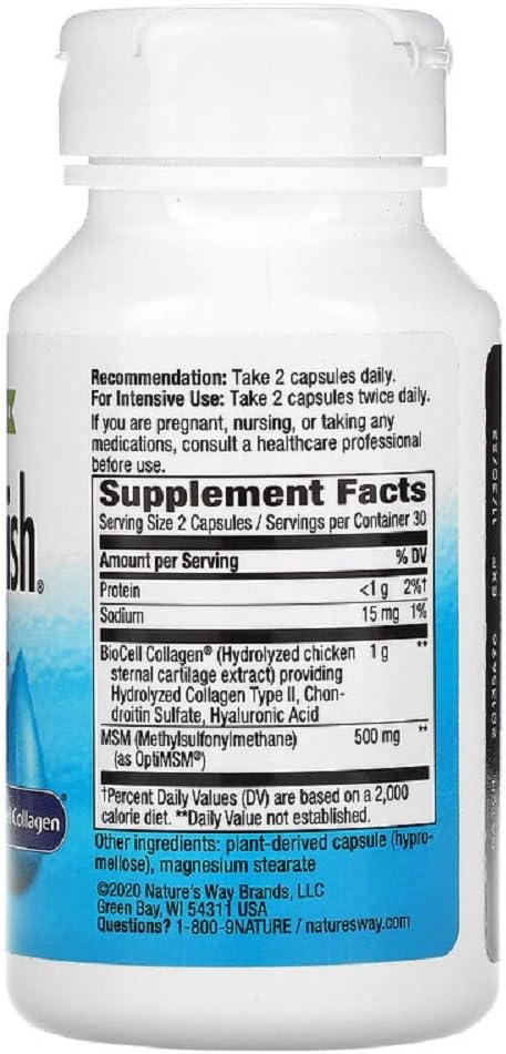 Nature's Way Hydraplenish Plus MSM – 60 Capsules