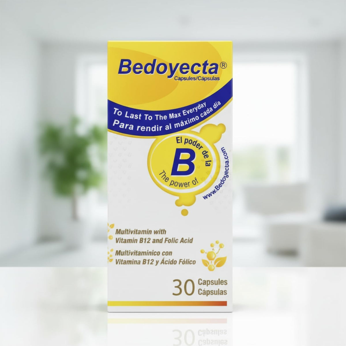 Bedoyecta Multivitamin with Iron, Folic Acid, Vitamin C, B1, B2, B9, and B12, 30 Capsules - görsel 5