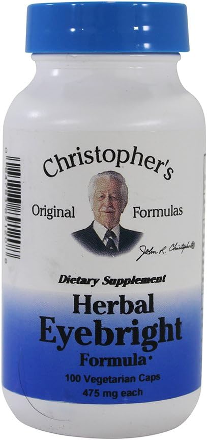 Christopher's Original Formulas Herbal Eye Formula – Natural Eye Support with Whole Food Herbs – Pack of 2