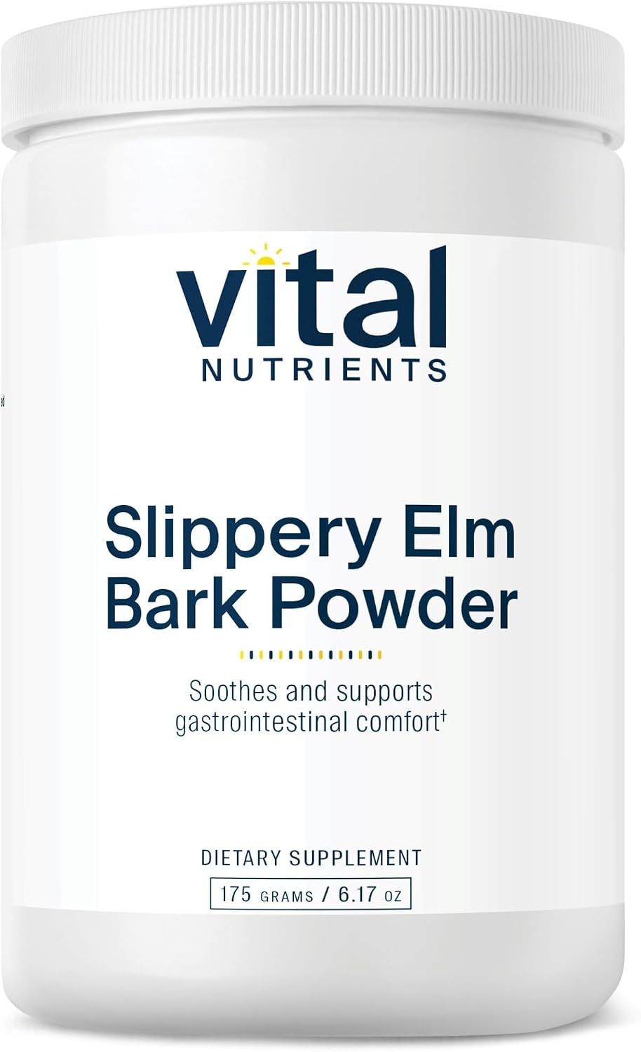 Vital Nutrients Slippery Elm Bark Powder - 2500 mg - Vegan Digestive Support