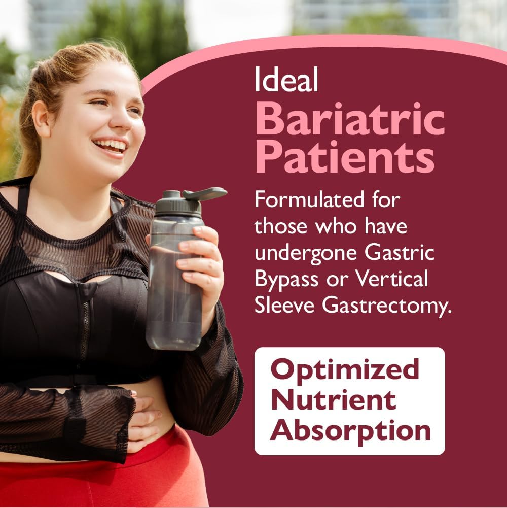 Celebrate Vitamins Bariatric Multivitamin, Iron-Free - Post Gastric Bypass and Sleeve Gastrectomy Supplement for Men and Women (90 Capsules)