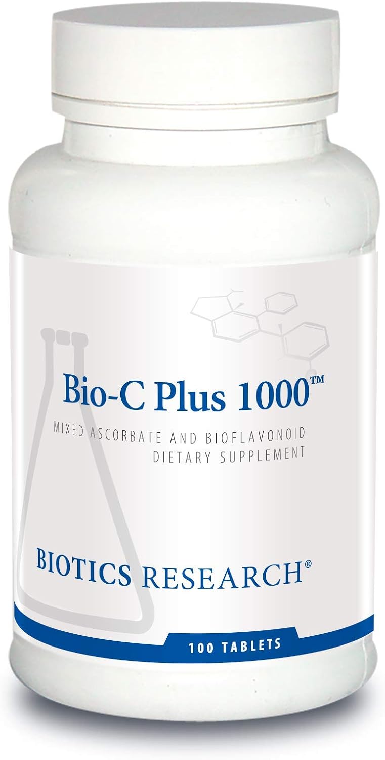 Biotics Research Bio C Plus 1000 – High Potency Vitamin C with Bioflavonoids (100 Tablets)