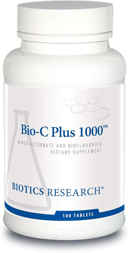 Biotics Research Bio C Plus 1000 – High Potency Vitamin C with Bioflavonoids (100 Tablets)