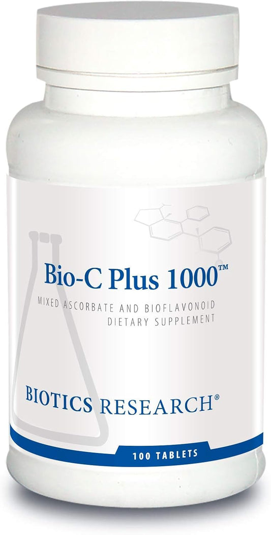 Biotics Research Bio C Plus 1000 – High Potency Vitamin C with Bioflavonoids (100 Tablets)
