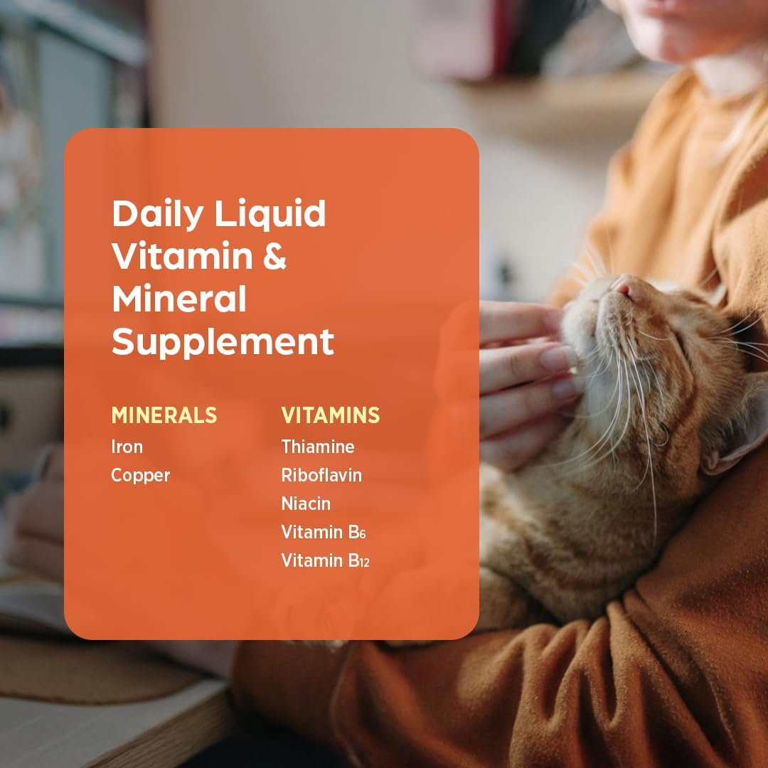 PET-TINIC Liquid Vitamin-Mineral Supplement for Dogs & Cats, Beef Liver Flavour, 118 mL