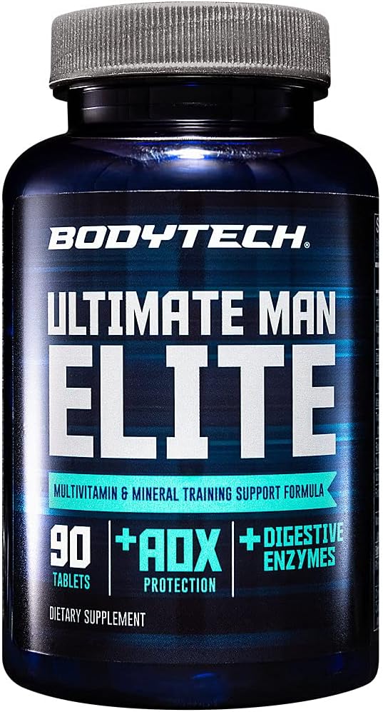 BodyTech Ultimate Man Elite Multivitamin for Active Men (90 Tablets)