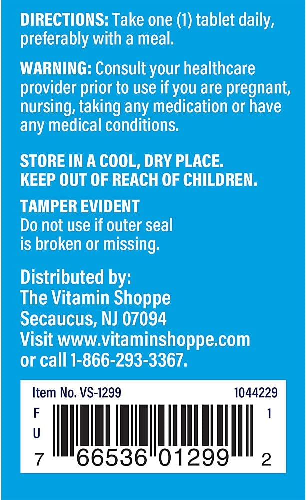 The Vitamin Shoppe Boron 3 mg, Well-Absorbed Chelated Form (100 Tablets)