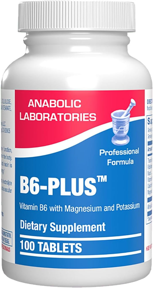 Anabolic Laboratories Calcium Magnesium B6 Supplement – 50 mg Vitamin B6 Complex