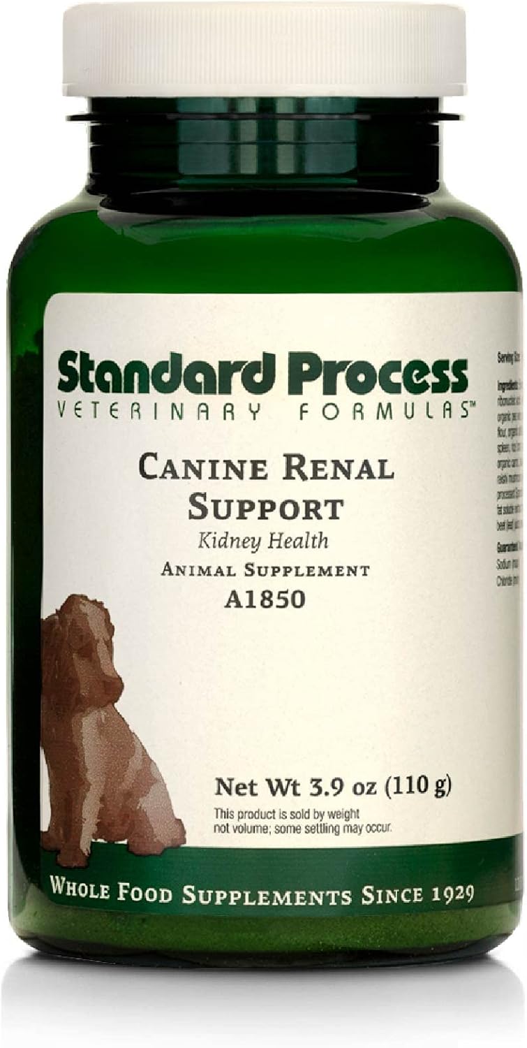 Standard Process Canine Renal Support – Dog Supplement for Kidney, Liver & Heart Health, 3.9 oz (110 g) Powder
