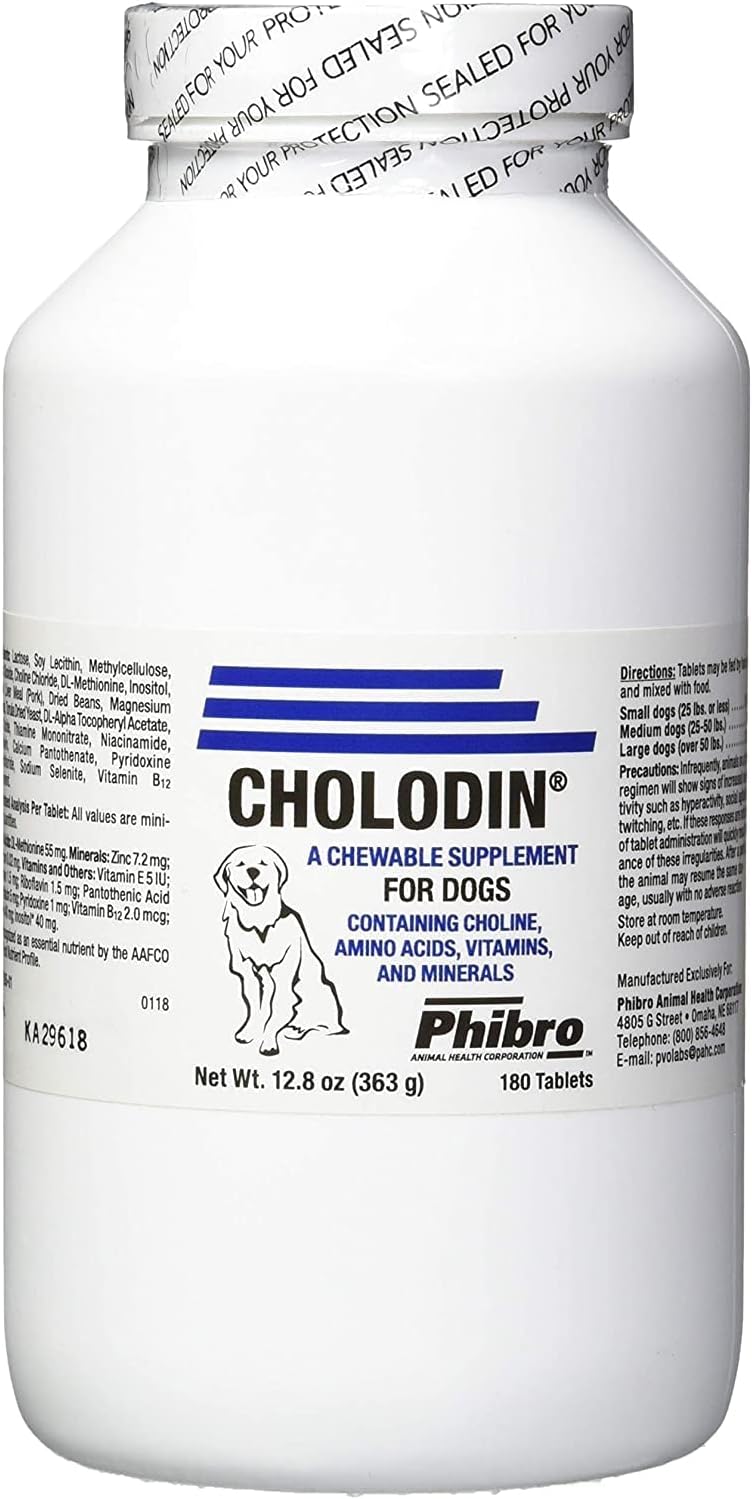 EnerCal Cholodin Canine 180 Chewable Tablets