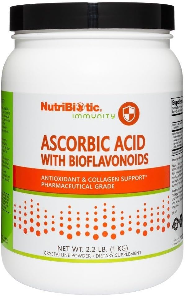 Nutribiotic Ascorbic Acid Powder with Bioflavonoids, 1 kg