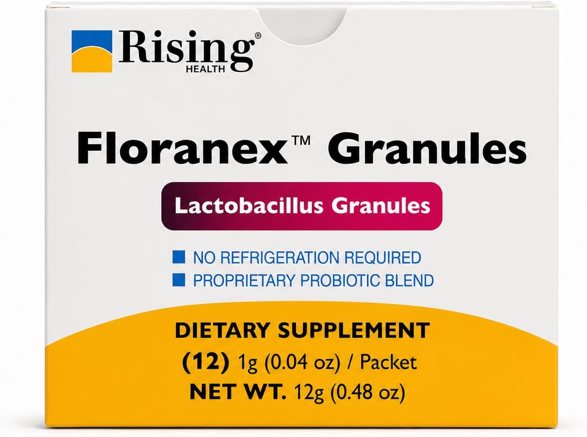 Rising Health Floranex™ Lactobacillus Probiotic Tablets – Digestive and Gut Health Supplement