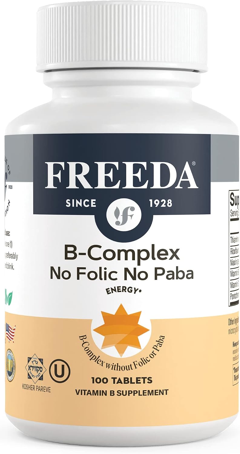 Freeda Super B Complex No Folic No PABA – 100 Tablets