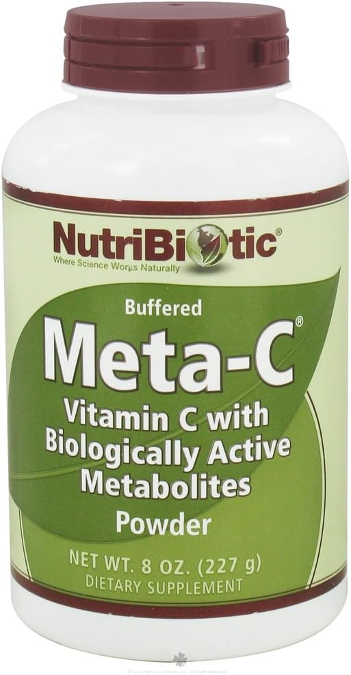 NutriBiotic Lemon Electro-C, Vitamin C & Electrolyte Powder, 454 g