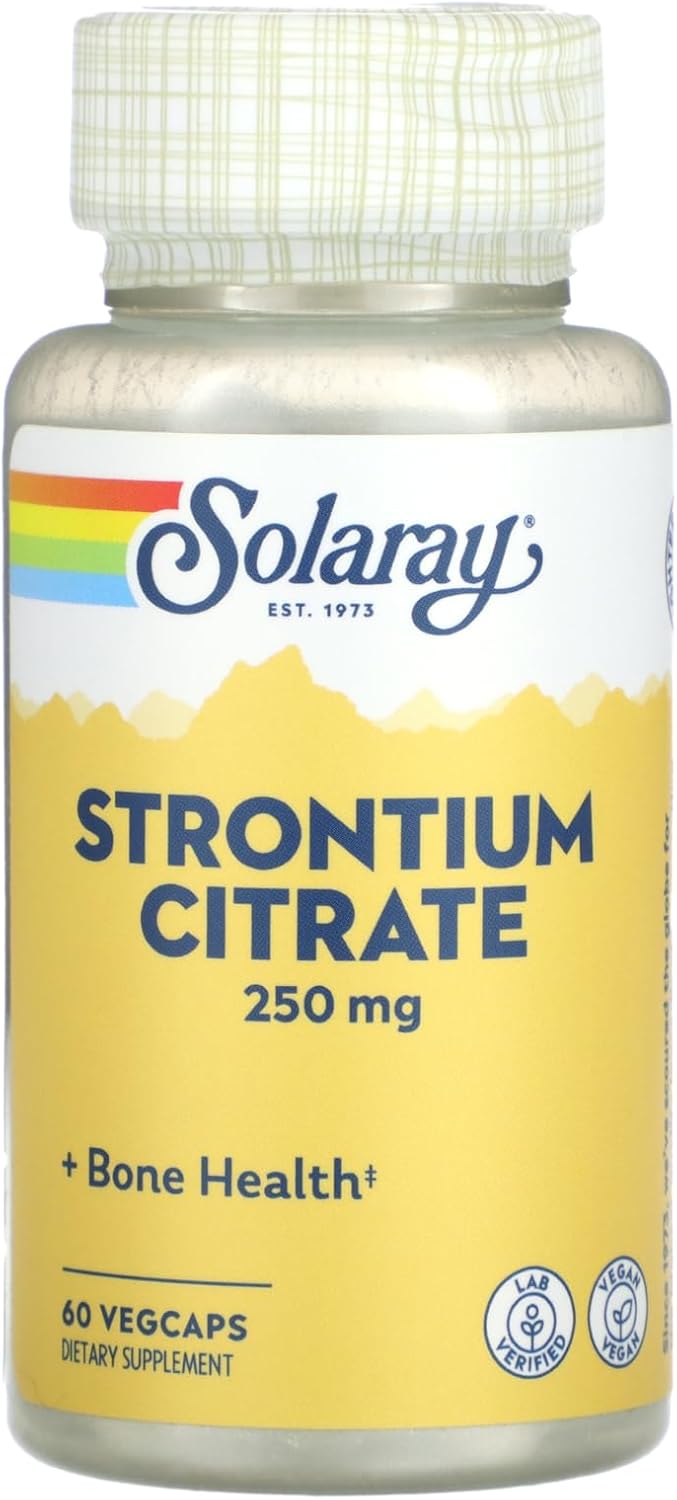Solaray Strontium Citrate 250 mg – 60 VegCaps