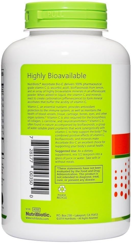 NutriBiotic Ascorbate Bio-C Powder, 227 g