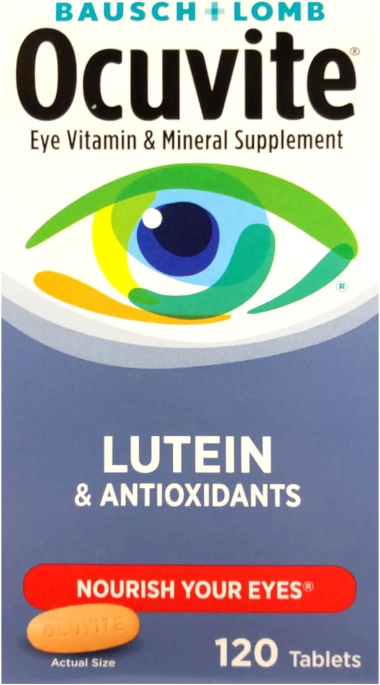 Bausch + Lomb Ocuvite with Lutein - 120 Tablets - görsel 1
