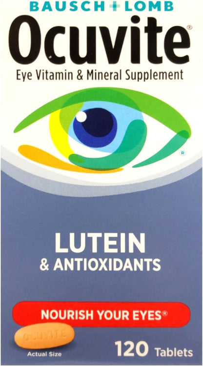 Bausch + Lomb Ocuvite with Lutein - 120 Tablets
