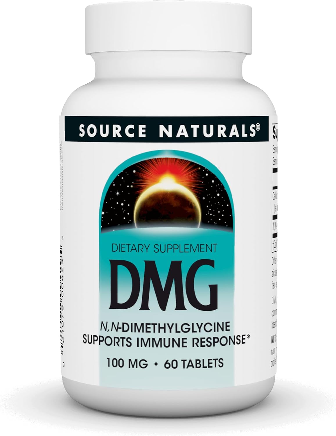 Source Naturals DMG 100 mg Dietary Supplement that Supports Immune Response – 60 Tablets
