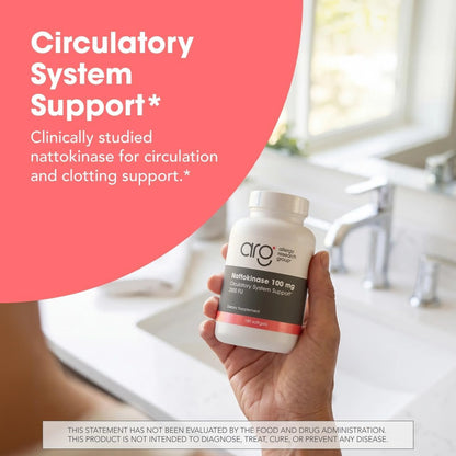 Allergy Research Group Nattokinase 100 mg - 180 Capsules