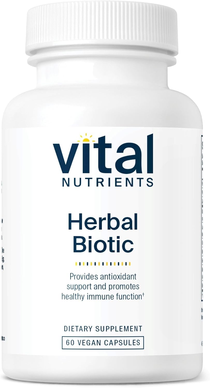 Vital Nutrients Herbal Biotic - Herbal Immune Support & Antioxidant Supplement, 60 Capsules